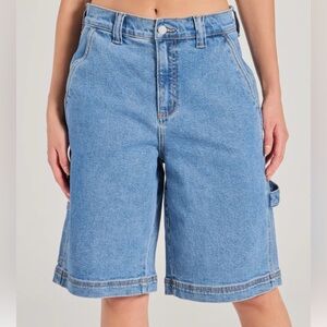 Fashion Nova Light Blue Women’s Bermuda Jean Shorts Size 7